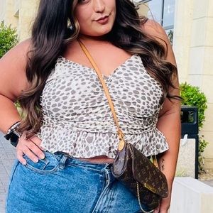 Forever 21 leopard top